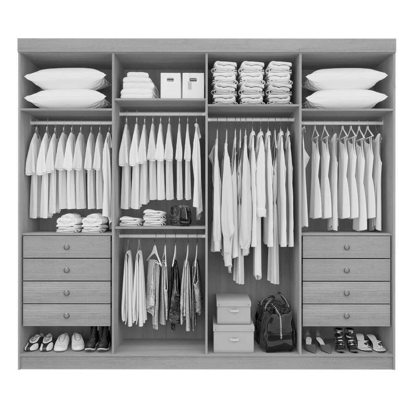 DIOS　DIAMOND ダイヤモンドD5 600 4ch Guarda Roupa Daymond 6 Portas e 8 Gravetas 100% MDF D'Doro